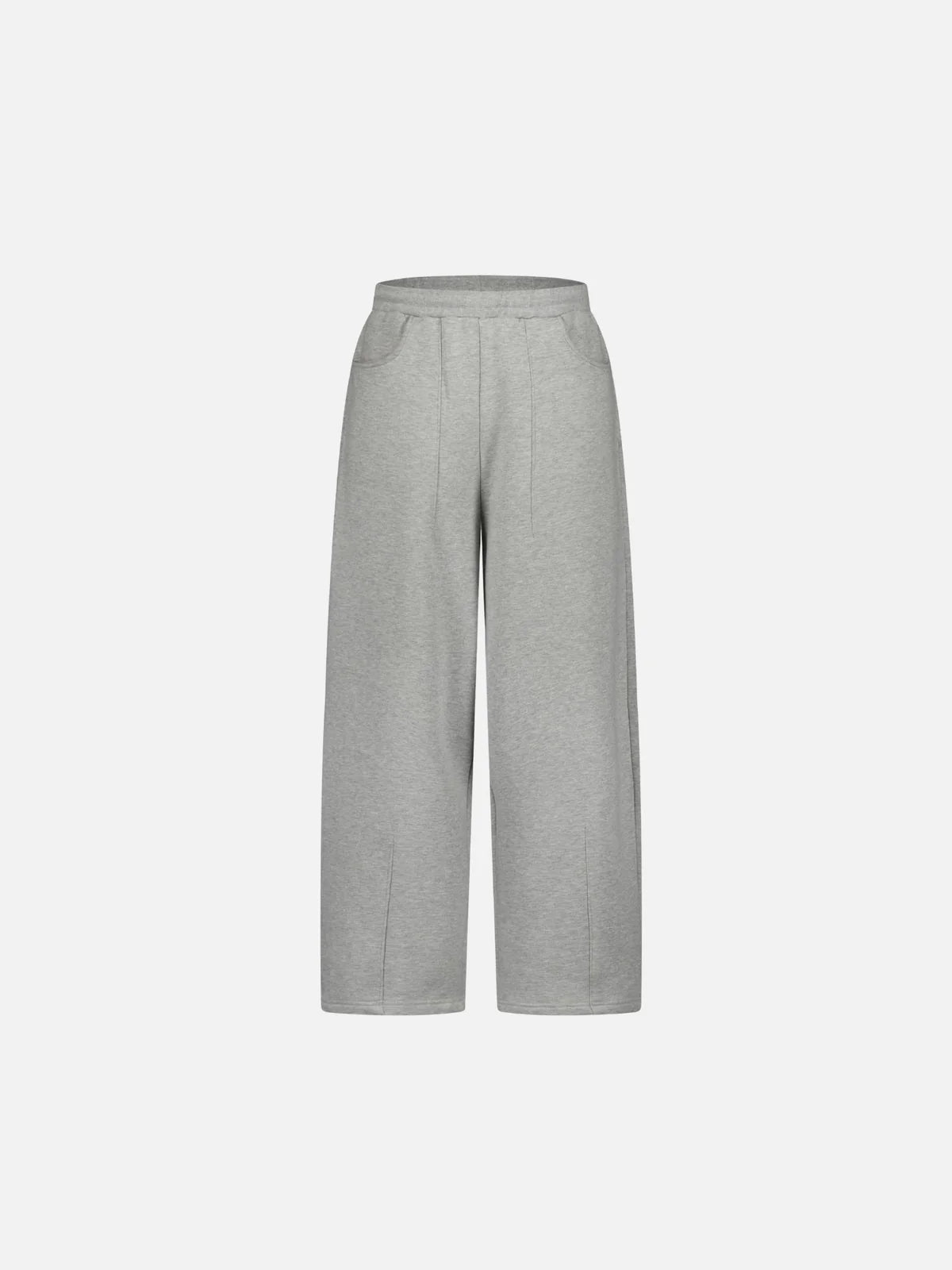 Cozy Straight Sweats - Grey