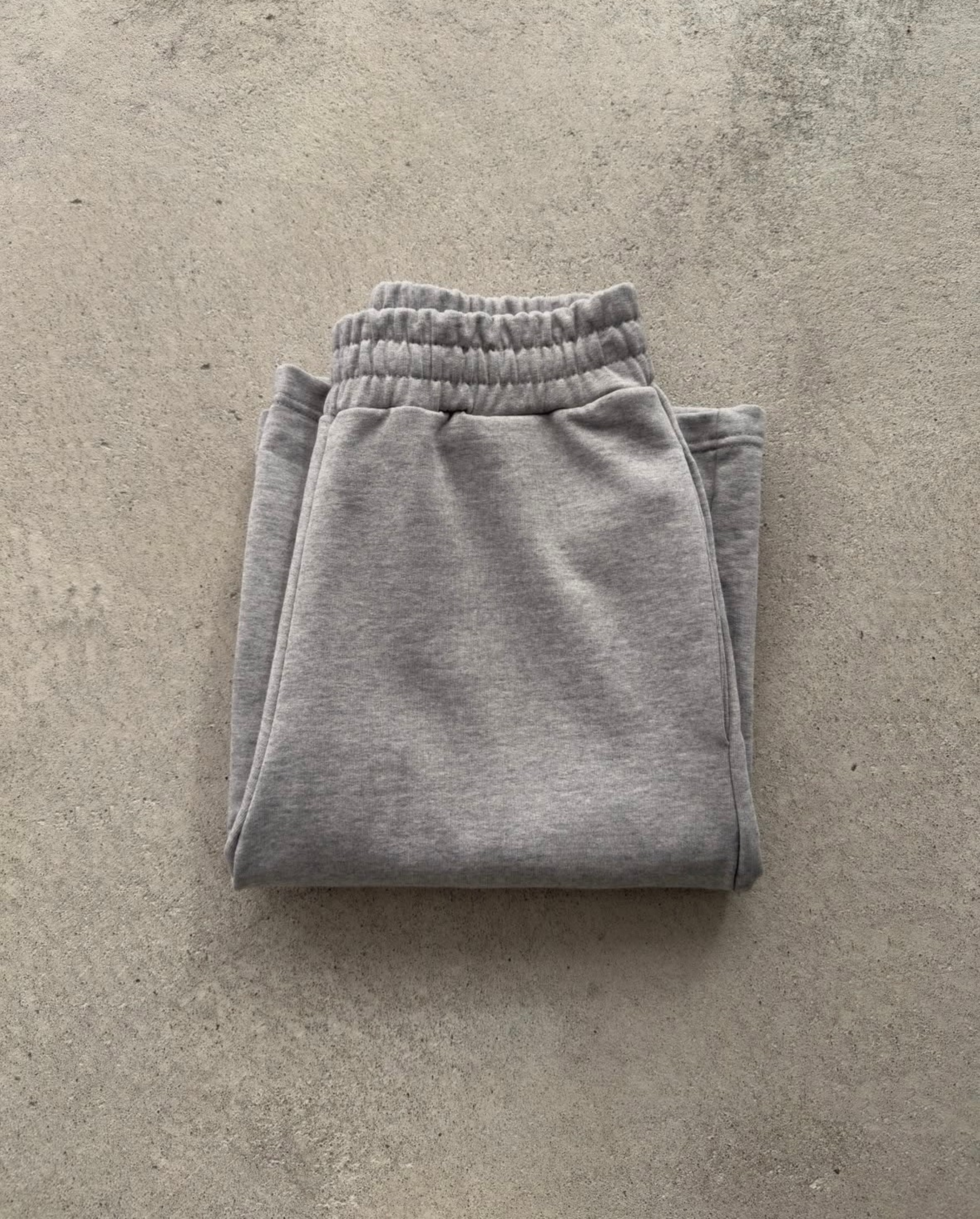 Cozy Straight Sweats - Grey