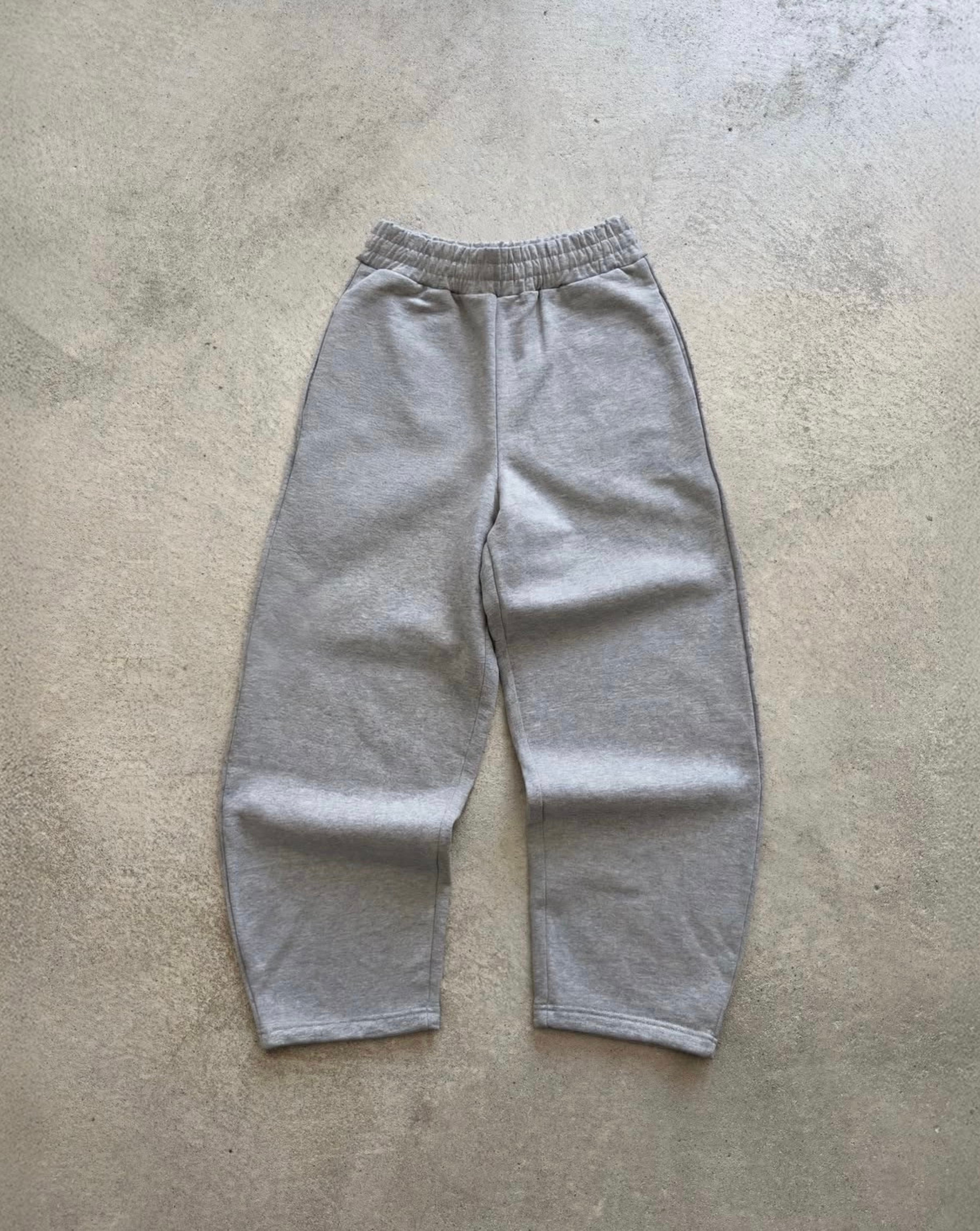 Cozy Straight Sweats - Grey