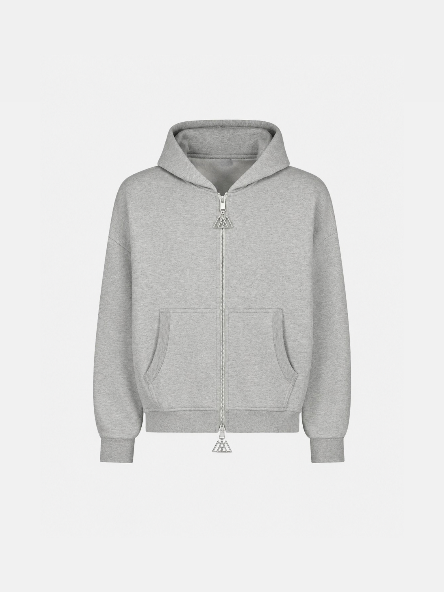KRØNE COZY ZIP HOODIE (GREY)